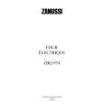 ZANUSSI ZBQ974ALU Owner's Manual