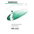 ROSENLEW RW3320 Owner's Manual