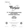 WHIRLPOOL SF3021SRW0 Parts Catalog