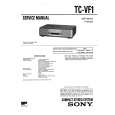 SONY TCVF1 Service Manual