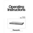 PANASONIC WJ410 Owner's Manual