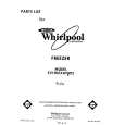 WHIRLPOOL EV190FXWW02 Parts Catalog