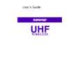 SHURE UHF WIRELESS Owner's Manual