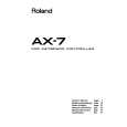 ROLAND AX-7 Owner's Manual