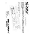 BLAUPUNKT ACD2900 Owner's Manual
