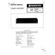SANYO JA277 Service Manual