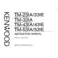 KENWOOD TM531E Owner's Manual