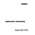 BOSCH V452 Owner's Manual