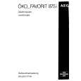 AEG FAV875I-DCH Owner's Manual