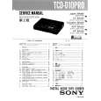 SONY TCDD10PRO Service Manual