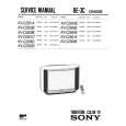 SONY KVC2501A/B/K Service Manual