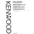 KENWOOD KRA5010 Owner's Manual