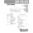 SONY CDP270 Service Manual