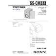 SONY SSCM333 Service Manual