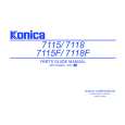 KONICA 7118 Parts Catalog