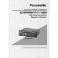 PANASONIC CQDPG570EUC Owner's Manual