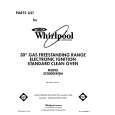 WHIRLPOOL SF3000ERN6 Parts Catalog