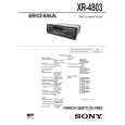 SONY XR4803 Service Manual