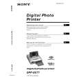 SONY DPPSV77 Owner's Manual