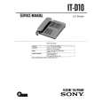 SONY ITD10 Service Manual