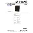 SONY SAWMSP69 Service Manual