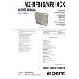 SONY MZNF810 Service Manual