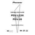 PIONEER PDV-20 Owner's Manual