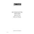 ZANUSSI ZK61/27R Owner's Manual