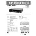 SONY CDP605ESD Service Manual