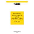 ZANUSSI ZOU342IWH Owner's Manual