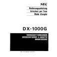 NEC DX1000G Owner's Manual