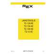 REX-ELECTROLUX TQ12-XE Owner's Manual