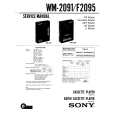 SONY WM2091 Service Manual