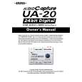 EDIROL UA-20 Owner's Manual