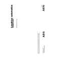 AEG LAV886 E I Owner's Manual