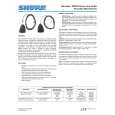 SHURE MX392 Owner's Manual