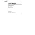 SONY HVL-IRH Owner's Manual