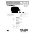 SONY KVD2921D Service Manual