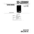 SONY SS-LB3000V Service Manual