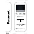 PANASONIC TX28P40D Owner's Manual