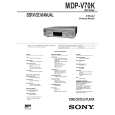 SONY MDPV70K Owner's Manual