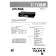 SONY TCFX4040 Service Manual