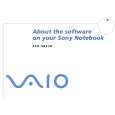 SONY PCG-SR21K VAIO Software Manual