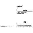 ZANUSSI ZOS99 Owner's Manual