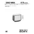 SONY KVX2173B Service Manual