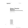 SONY HTSL50 Owner's Manual