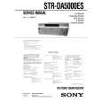SONY STRDA3000ES Owner's Manual