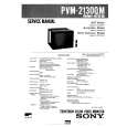 SONY PVM2130Q Service Manual