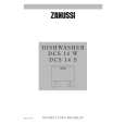 ZANUSSI DCS14S SILVER Owner's Manual