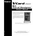 ROLAND V-CARD Owner's Manual